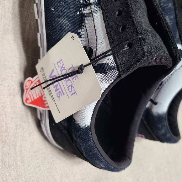 Vans Old Skool X House of Terror Horror “The Exorcist” Black Size 10.5 Men’s New - Picture 5 of 11